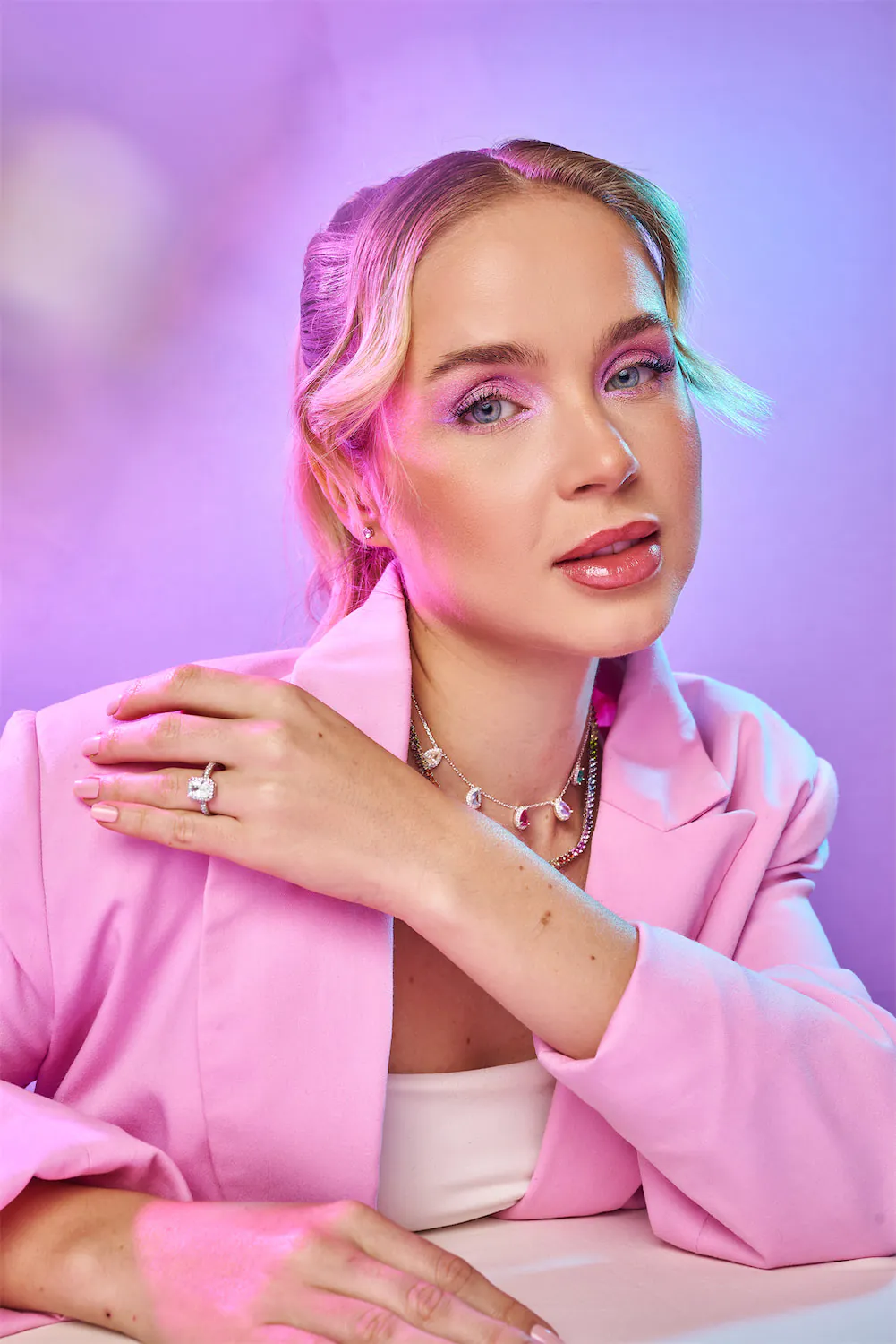 Colar Choker Gotas Splash - Imagem 4