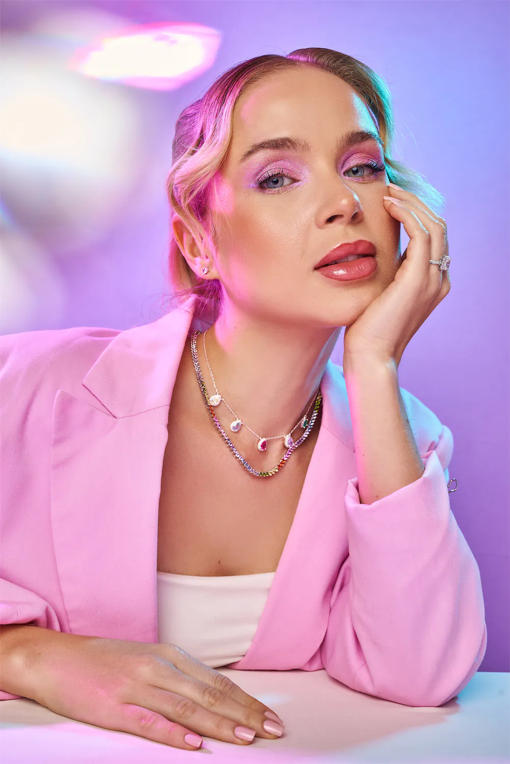 Colar Choker Gotas Splash - Imagem 2