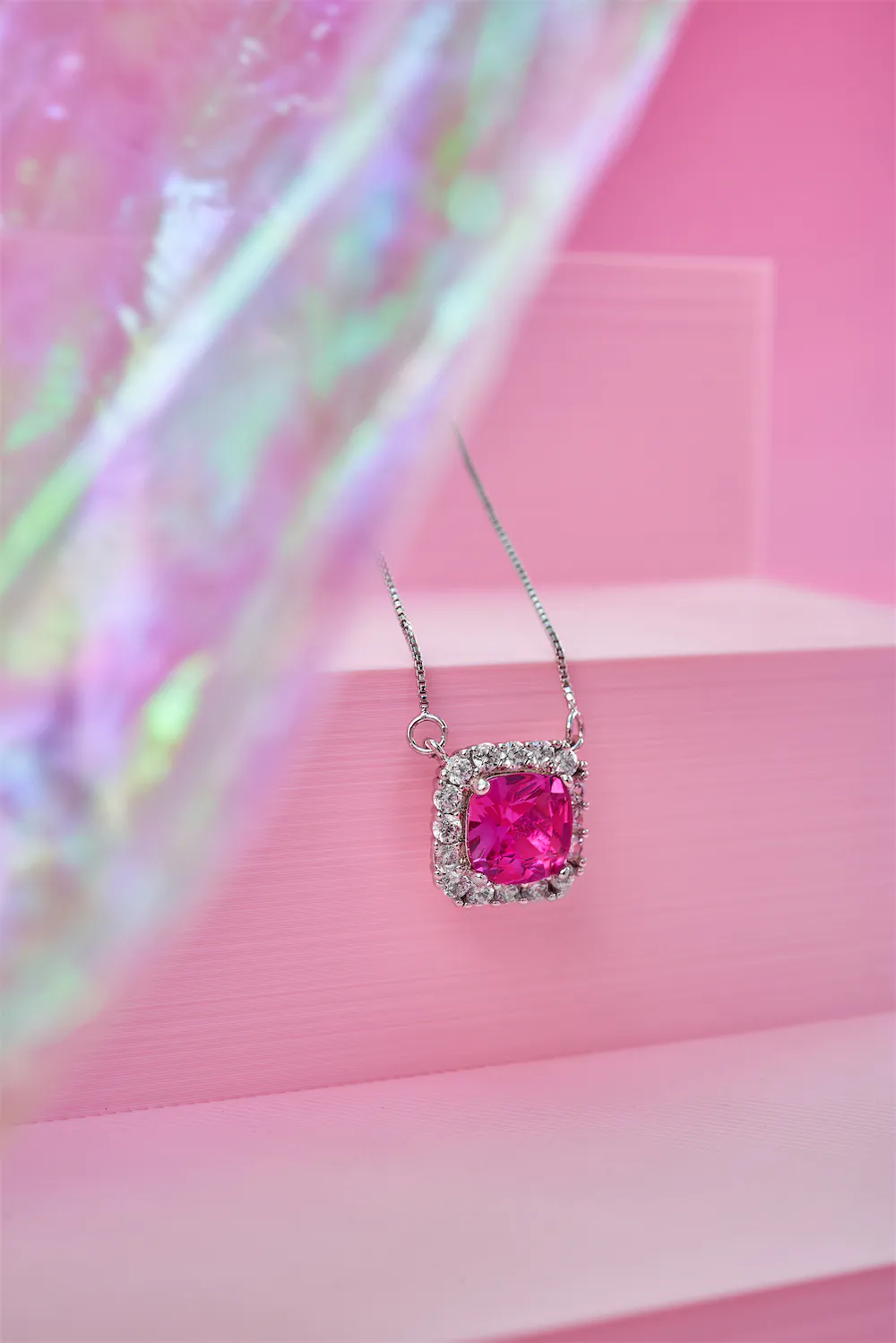 Colar Pink Luminoso - Imagem 4