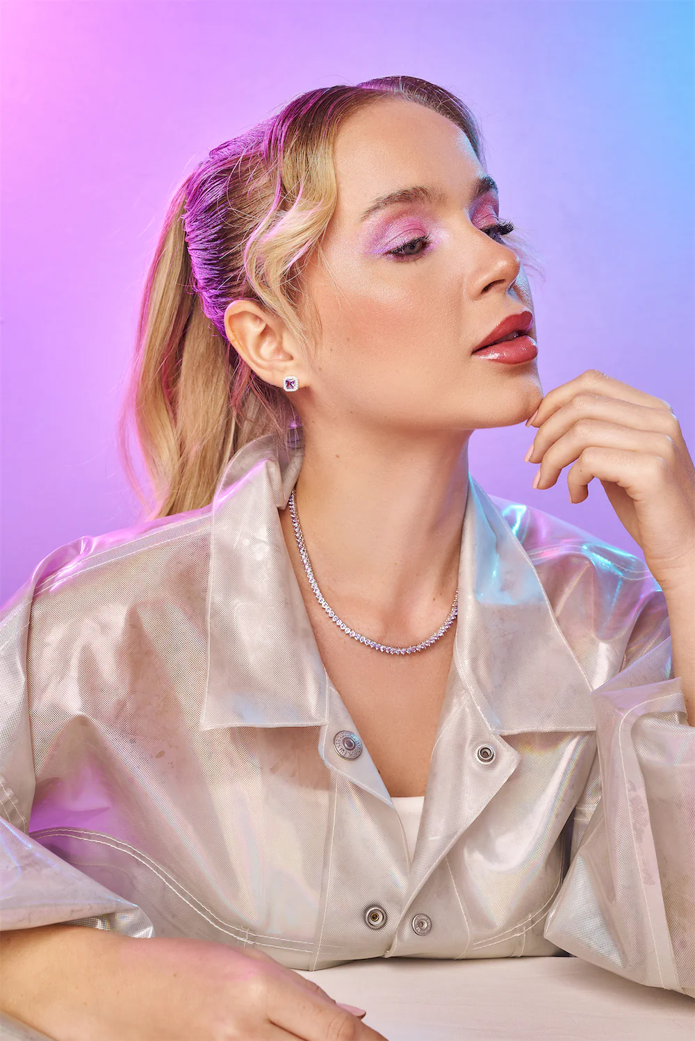 Colar Riviera Brisa de Lavanda - Imagem 4